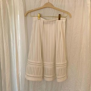 H&M white skirt size 8